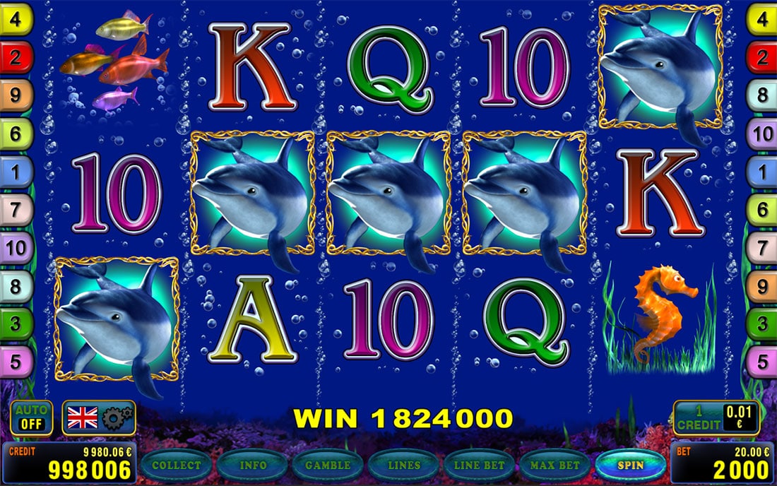 Игровой Автомат Dolphin's Pearl онлайн бесплатно. 